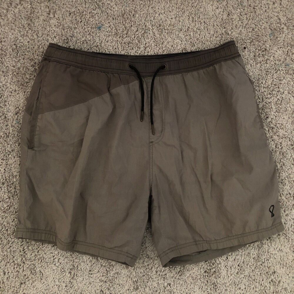 Zanerobe Men’s Board Shorts Swim Trunks Size 36 Gray Drawstring Swimmers